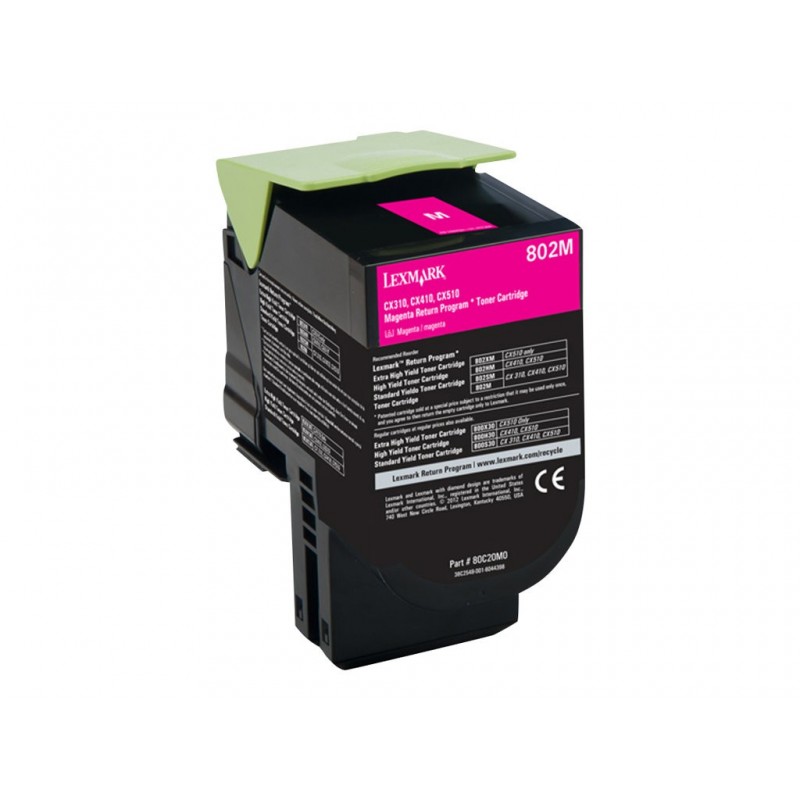 Lexmark 802M - magenta - original - toner