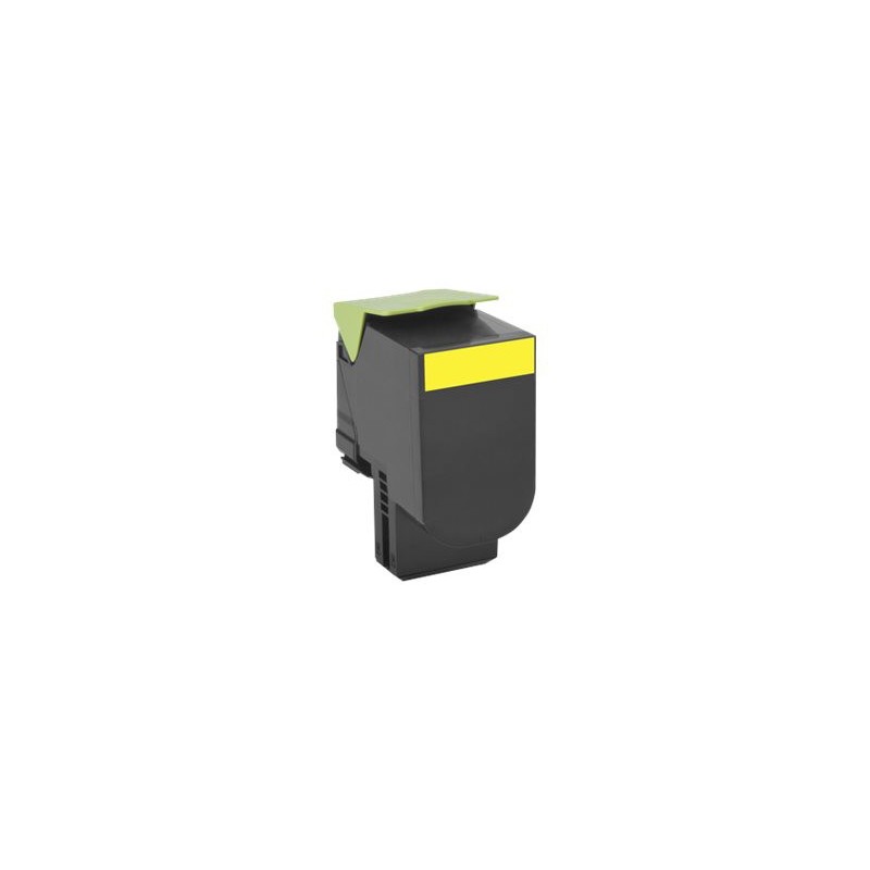 Lexmark 802HY - à rendement élevé - jaune - original - toner