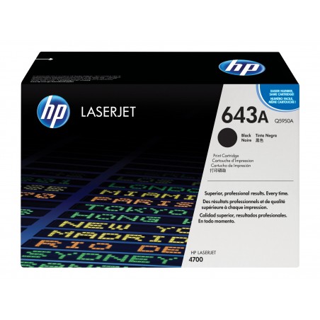 HP 643A - noire - original - toner