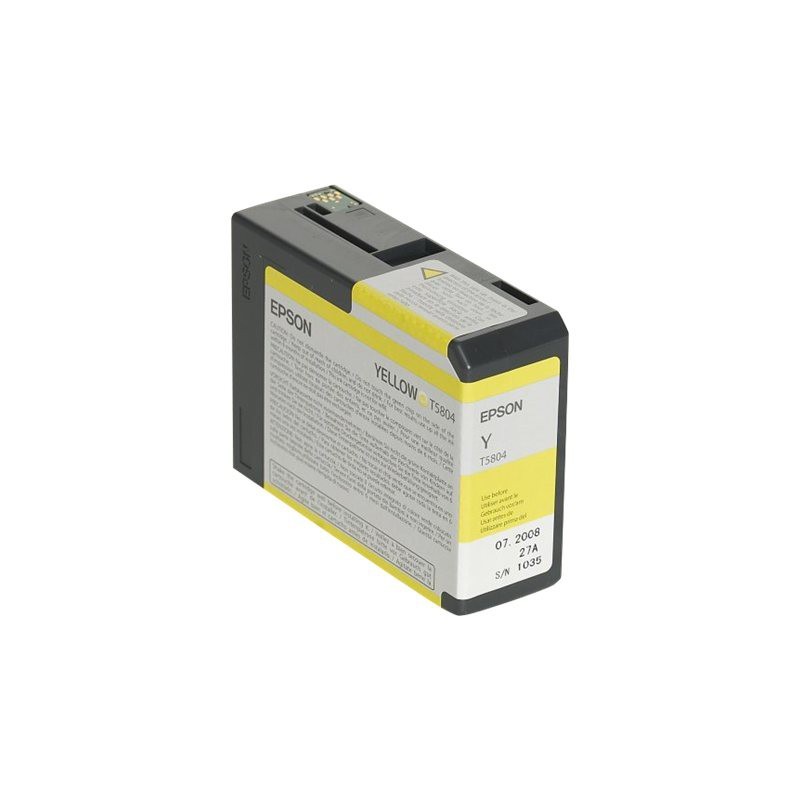 Epson T5804 - jaune - originale - cartouche d'encre