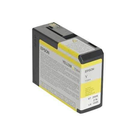 Epson T5804 - jaune - originale - cartouche d'encre