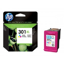 HP 301XL - à rendement élevé - couleurs (cyan, magenta, jaune) - originale - cartouche d'encre