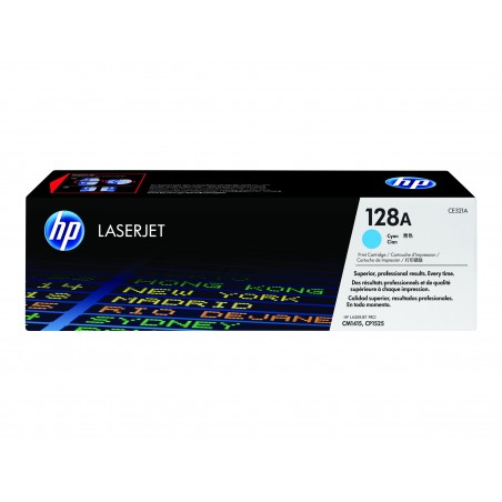 HP 128A - cyan - original - toner