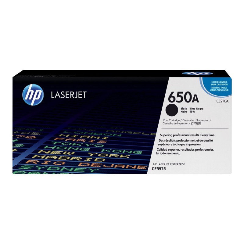 HP 650A - noire - original - toner