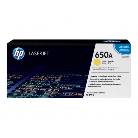 HP 650A - jaune - original - toner