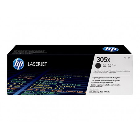 cartouche HP CE410X 305X  - Noir - 4.000 pages