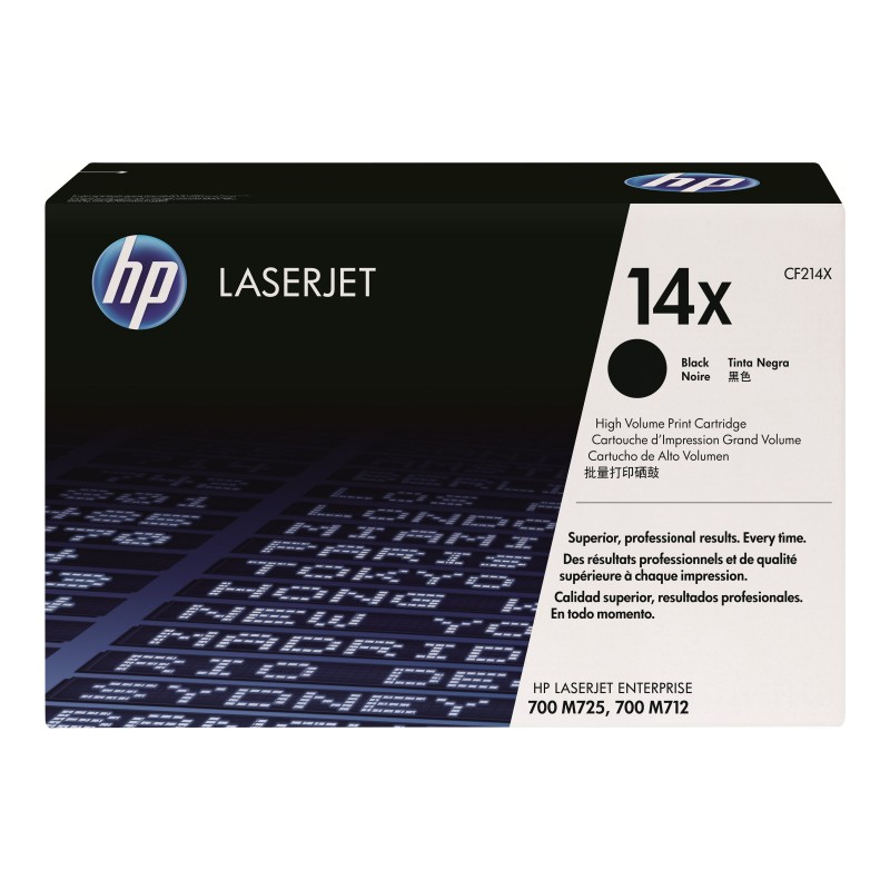 HP 14X - à rendement élevé - noire - original - toner