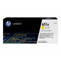 HP 651A - jaune - original - toner