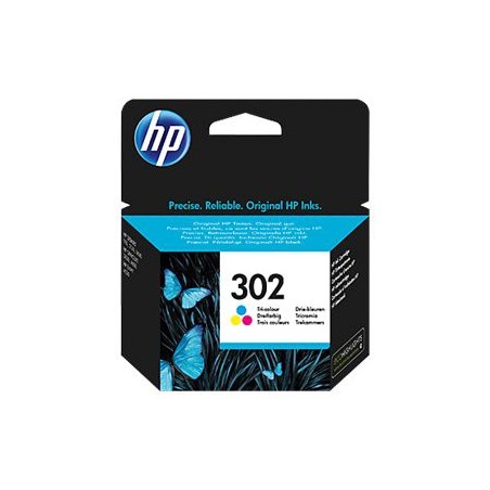 HP 302 - couleurs (cyan, magenta, jaune) - originale - cartouche d'encre