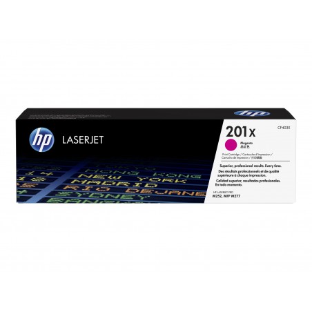 HP 201X - à rendement élevé - magenta - original - toner