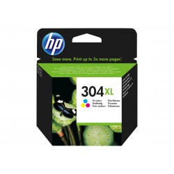 HP 304XL - à rendement élevé - couleurs (cyan, magenta, jaune) - originale - cartouche d'encre