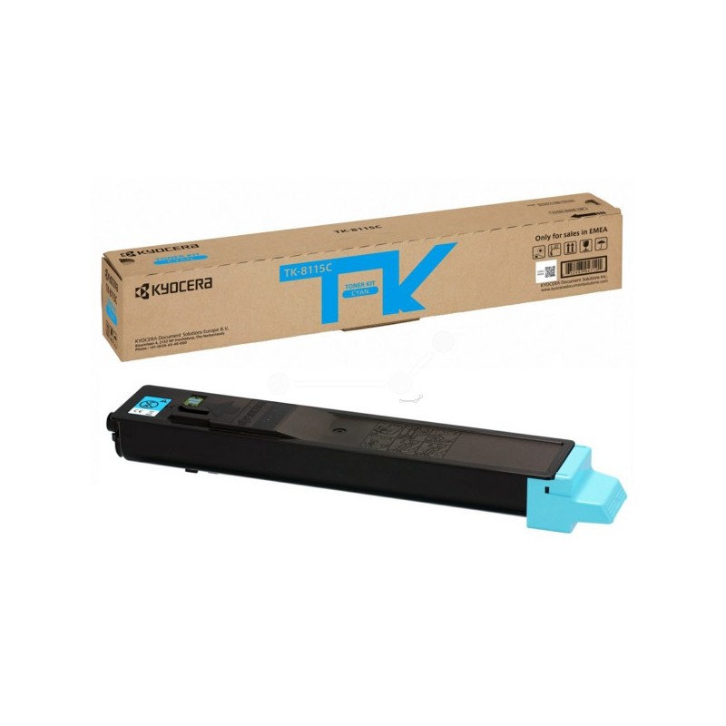 Original Kyocera 1T02P3CNL0 / TK8115C Toner cyan