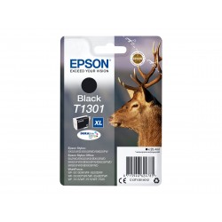 Epson T1301 Cerf - à rendement élevé - noire - originale - cartouche d'encre