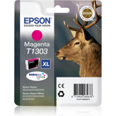 Epson T1303 Cerf - à rendement élevé - magenta - originale - cartouche d'encre