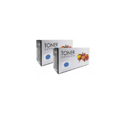 Toner équivalent à Brother TN-900C 2PK Pack de 2 Cyan