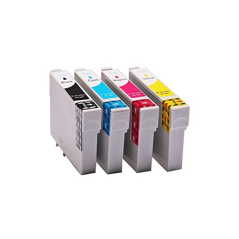 Cartouche d'encre équivalent à Epson Multipack 502XL Pack de 4 Noir, Jaune, Cyan, Magenta