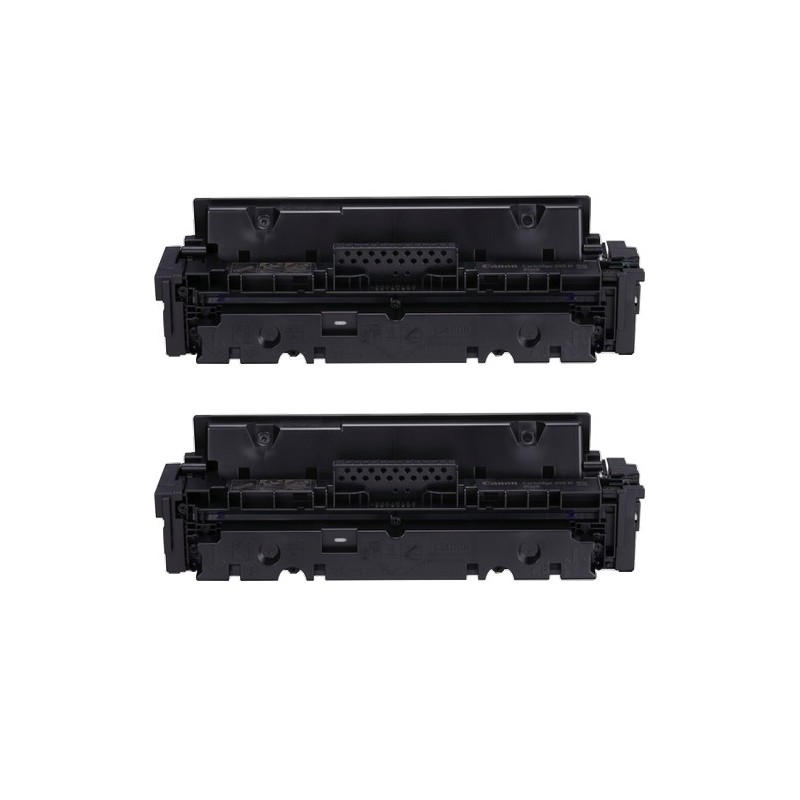 Toner équivalent à Canon 055BK Pack de 2 Noir - Avec puce