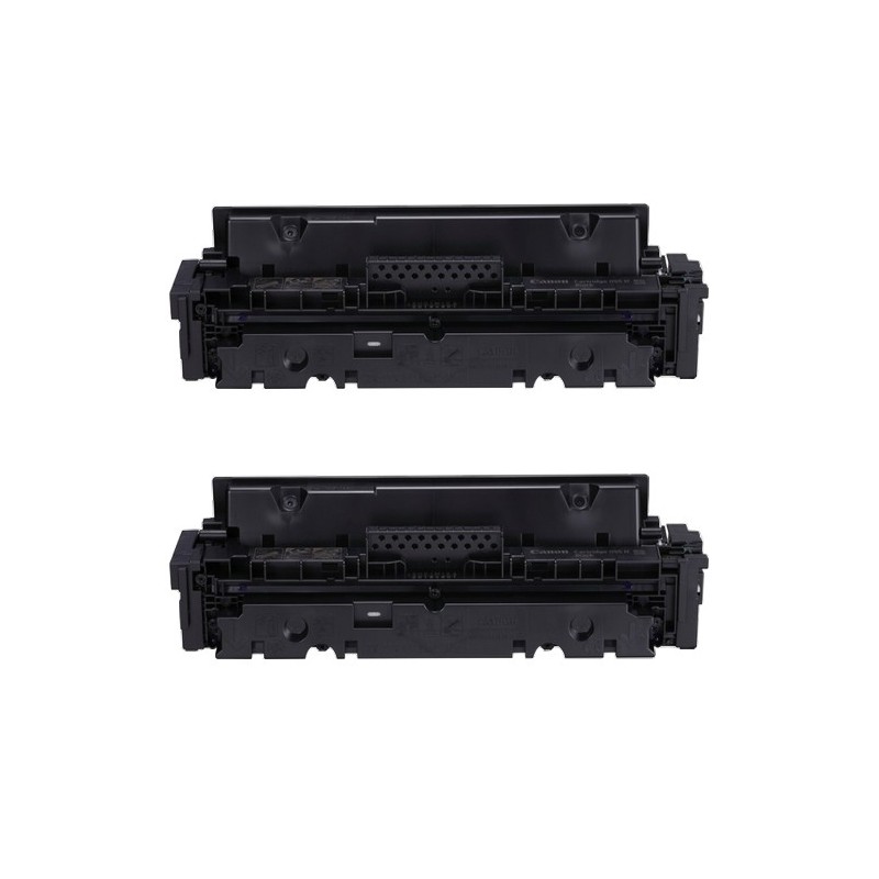 Toner équivalent à Canon 055HBK Pack de 2 Noir - Avec puce