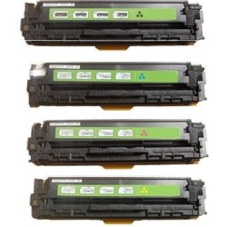 Toner équivalent à HP 125A Pack de 4 4 Couleurs