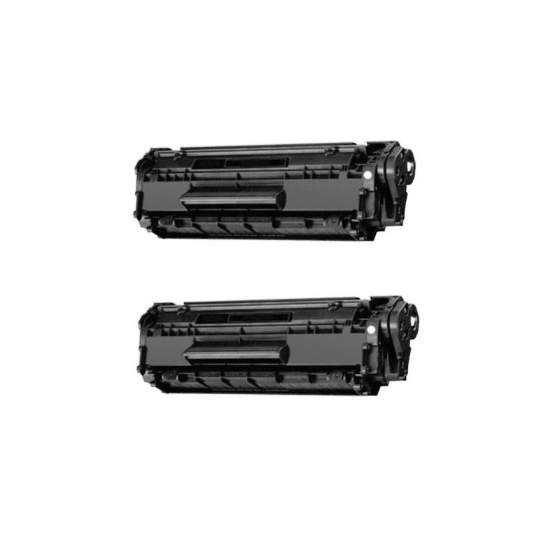 Toner équivalent à HP 79A Pack de 2 Noir