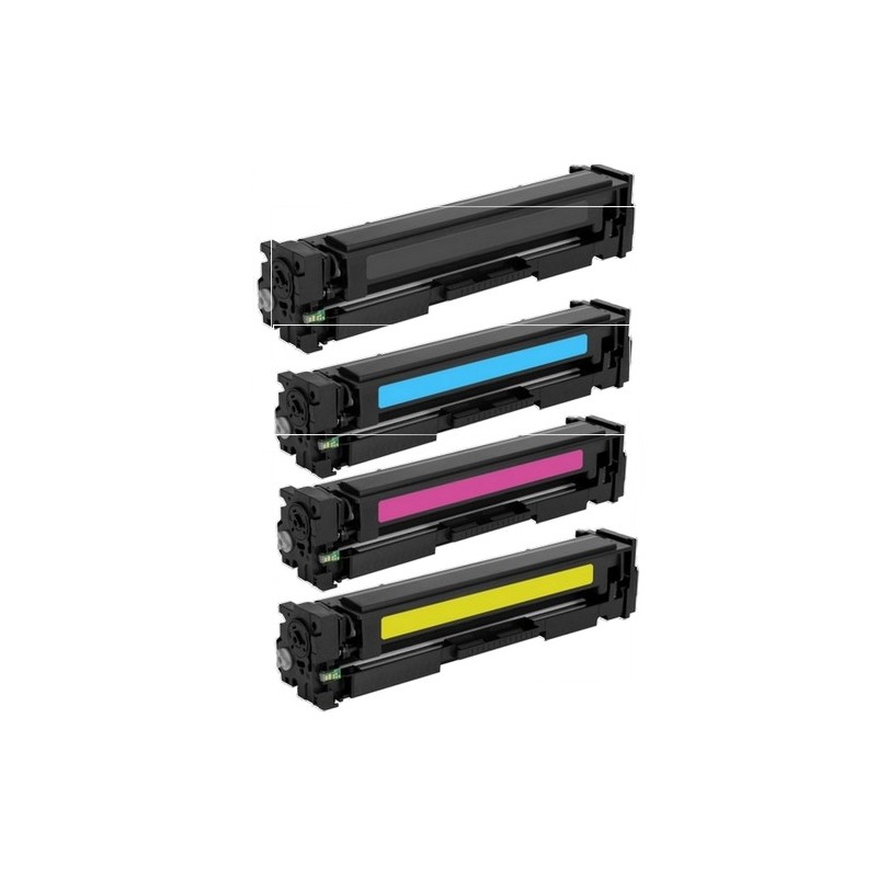 Toner équivalent à HP 201A Pack de 4 4 Couleurs