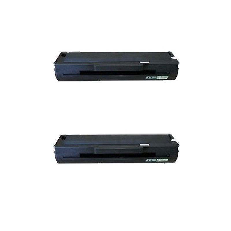 Toner équivalent à Samsung MLT-D1042S Pack de 2 Noir