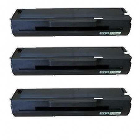 Toner équivalent à Samsung MLT-D1042S Pack de 3 Noir