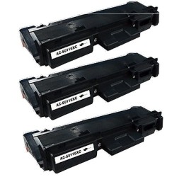 Toner équivalent à Samsung MLT-D116L Pack de 3 Noir