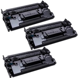 Toner équivalent à HP 89Y Pack de 3 Noir AVEC PUCE