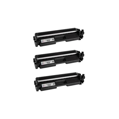 Toner équivalent à HP 94X Pack de 3 Noir