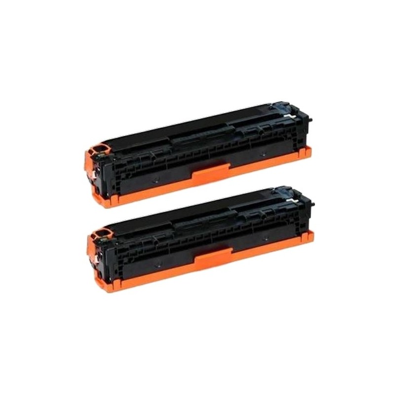 Toner équivalent à HP 410X Pack de 2 Noir