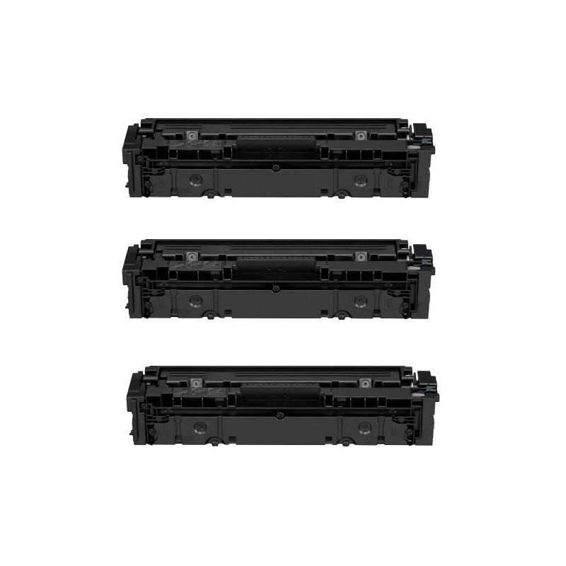 Toner équivalent à HP 203X Pack de 3 Noir