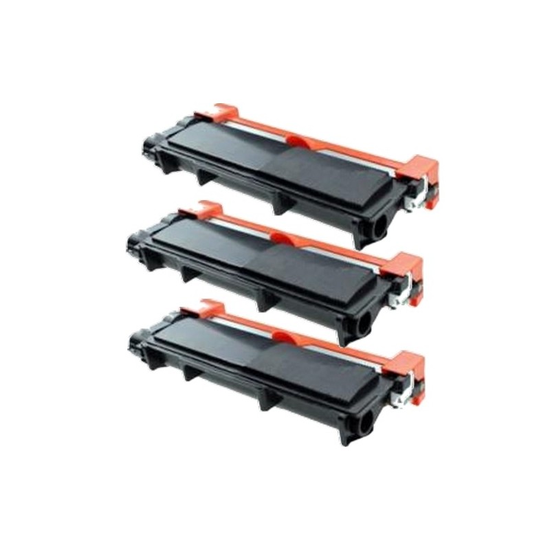 Toner équivalent à Brother TN2410 Pack de 3 Noir