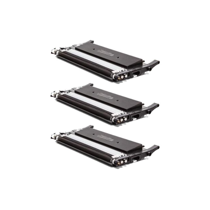 Toner équivalent à HP 117A Pack de 3 Noir - Avec puce