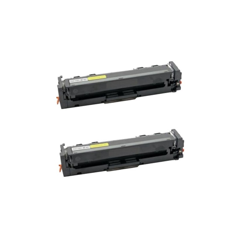 Compatible HP 207X W2210X Pack de 2 Cartouches de Toner Noir HP Color Laserjet Pro MFP M283fdw M255dw M282nw M283fdn AVEC PUCE