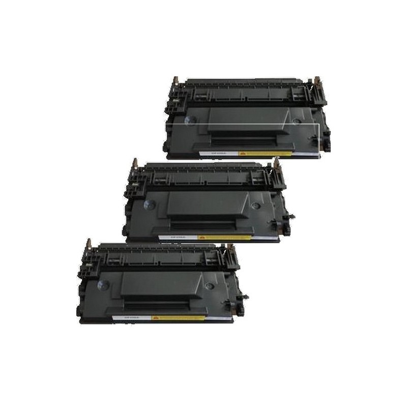 Toner équivalent à HP 26A Pack de 3 Noir