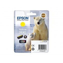 Epson T26XL Ours Polaire - à rendement élevé - jaune - originale - cartouche d'encre