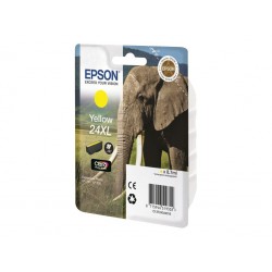 Epson T24XL Elephant - à rendement élevé - jaune - originale - cartouche d'encre