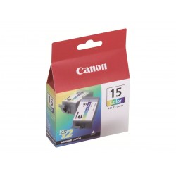 Canon BCI-15 - Pack de 2 - couleurs (cyan, magenta, jaune) - original - cartouche d'encre