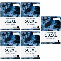 Pack de 5 encres C13T02W14010 502XL compatibles Epson