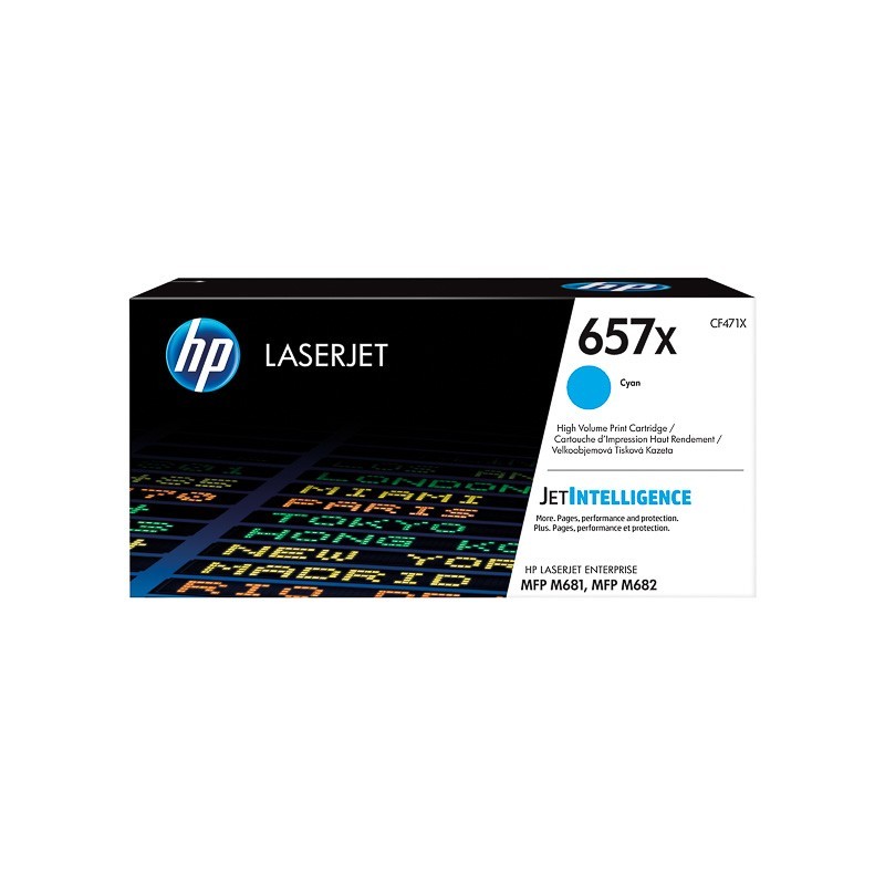 CF471X HP 657X CLJ MFP cartridge cyan