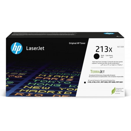 W2130X HP 213X CLJ toner black HC 9000