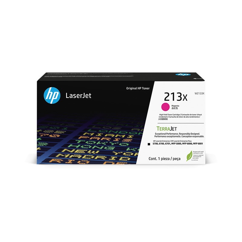 W2133X HP 213X CLJ toner magenta HC 6000