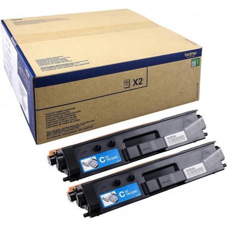 Pack de 2 Cartouche de toner Brother TN329CTWIN 