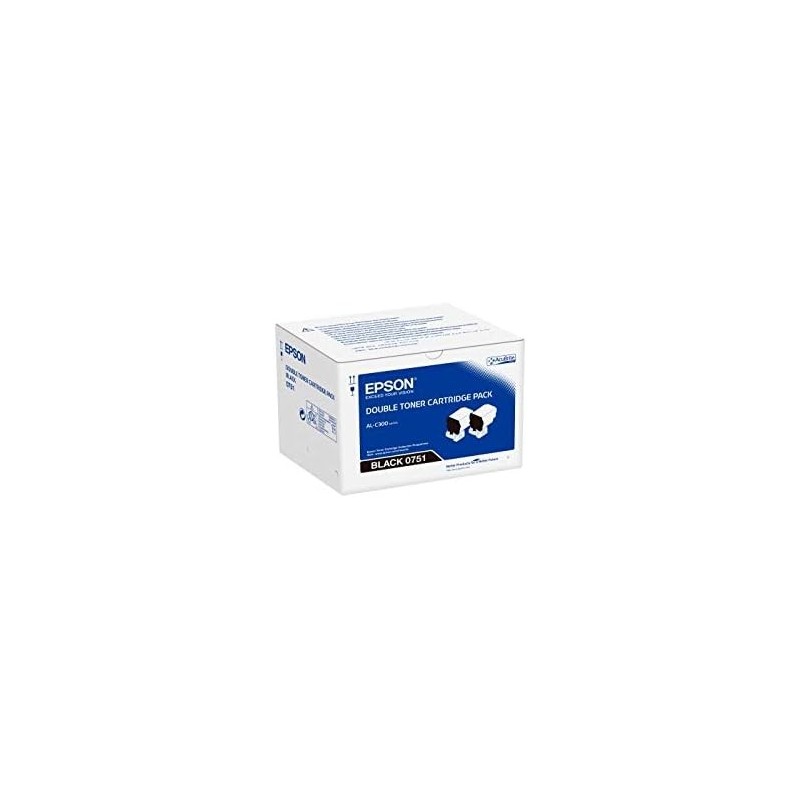 Pack de 2 Cartouche de toner Epson C13S050751 