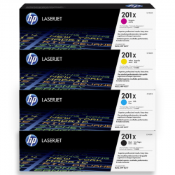 HP 201X Pack de 4 toners 