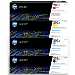 HP 203X Pack de 4 toners 