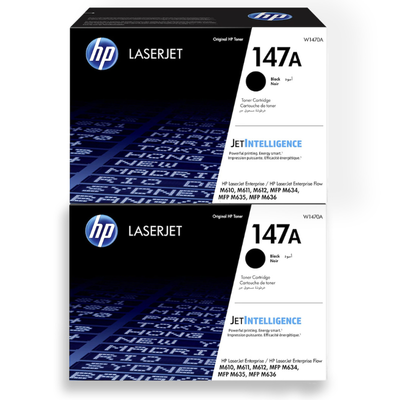 Pack de 2 cartouches HP 147A 