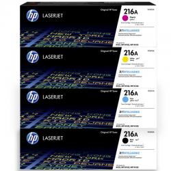 HP 216A Noir, cyan, jaune, magenta Pack de 4 