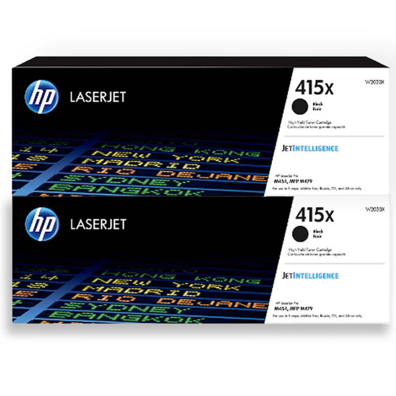 HP 415X Noir Pack de 2 